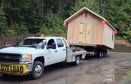 We move sheds!